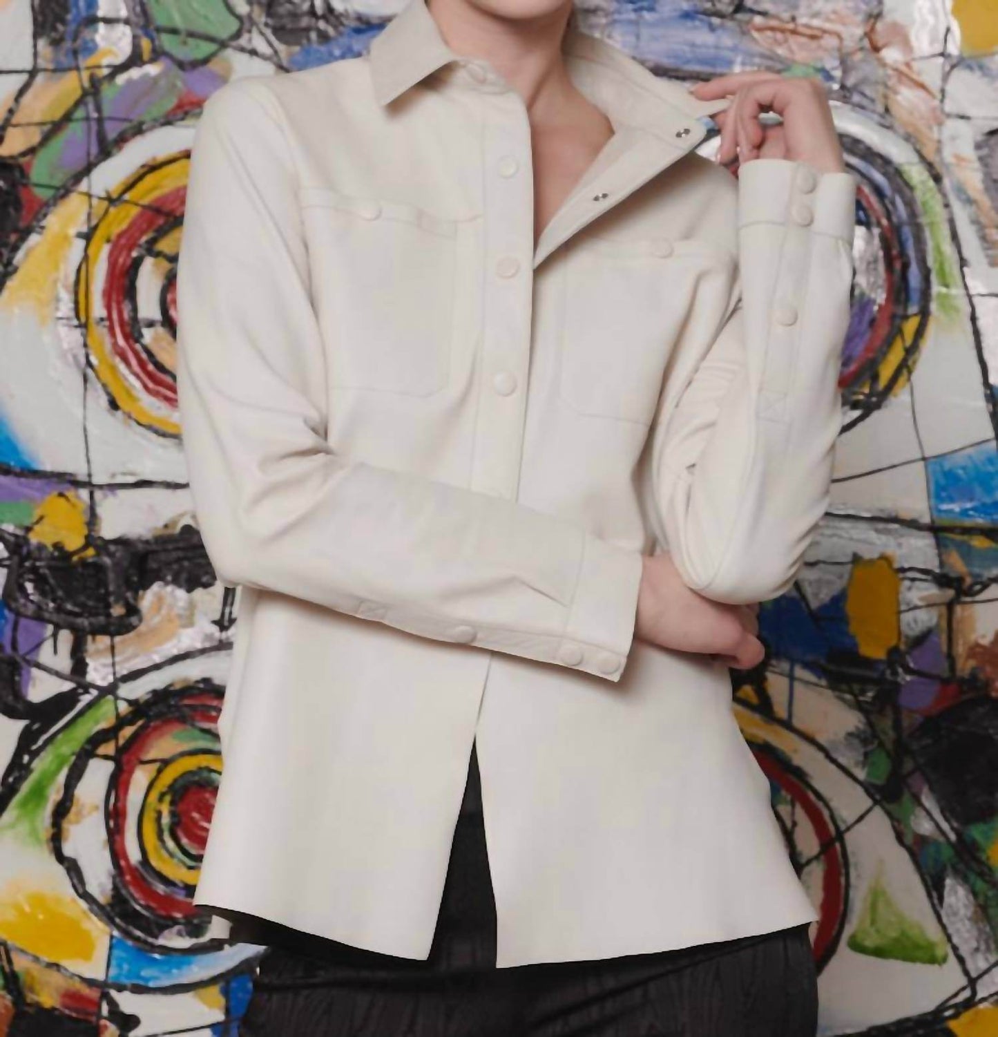 Giacca Lusso - Snap Front Tunic Shirt - Rack Hunt -