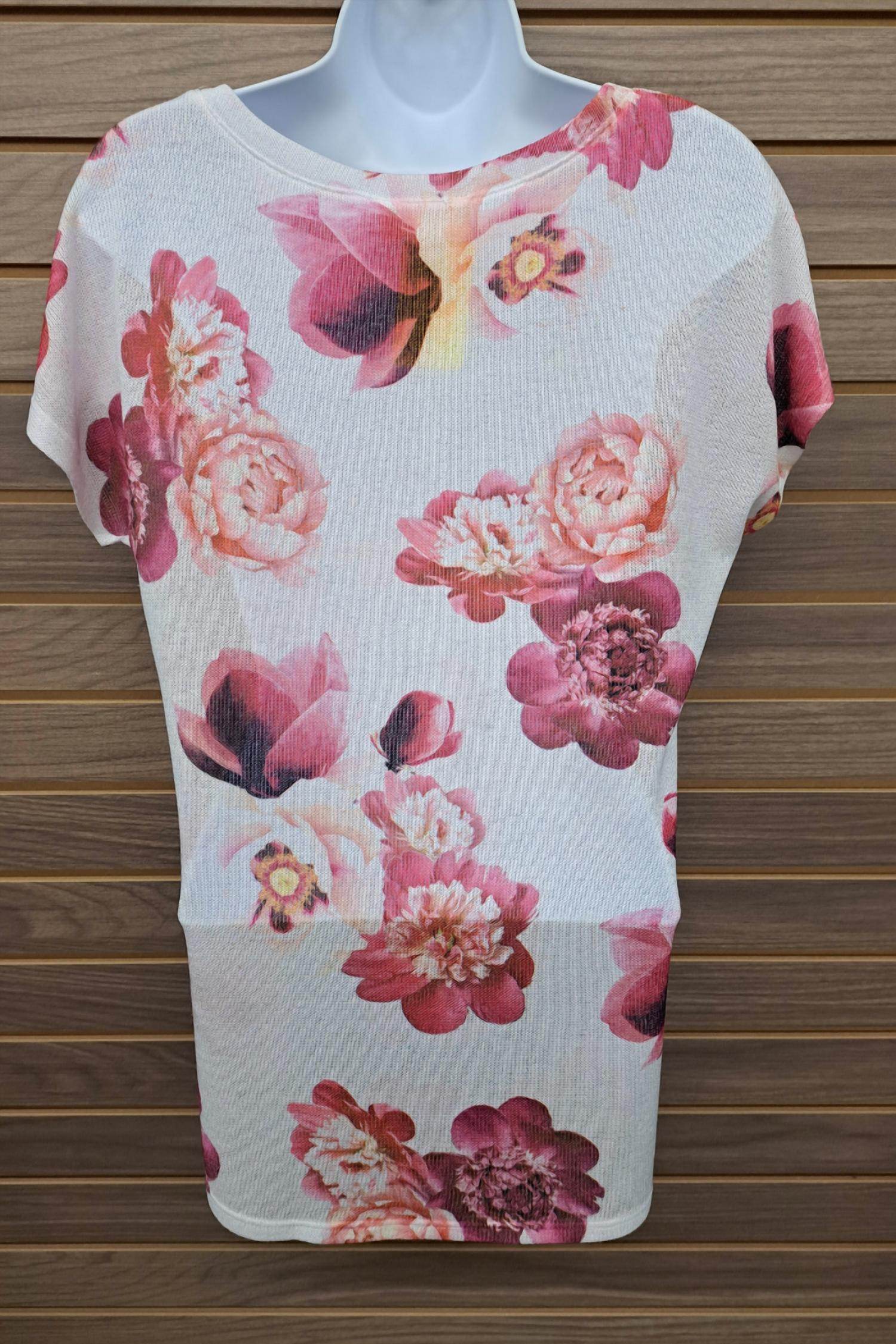 Avery Apparel - Women's Light Floral Short Sleeve - Rack Hunt -