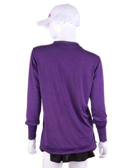 Love Love Tennis - Women's Long Sleeve Very Vee Tee - Rack Hunt