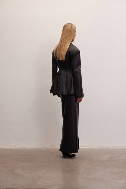 Eclipse Leather Blazer