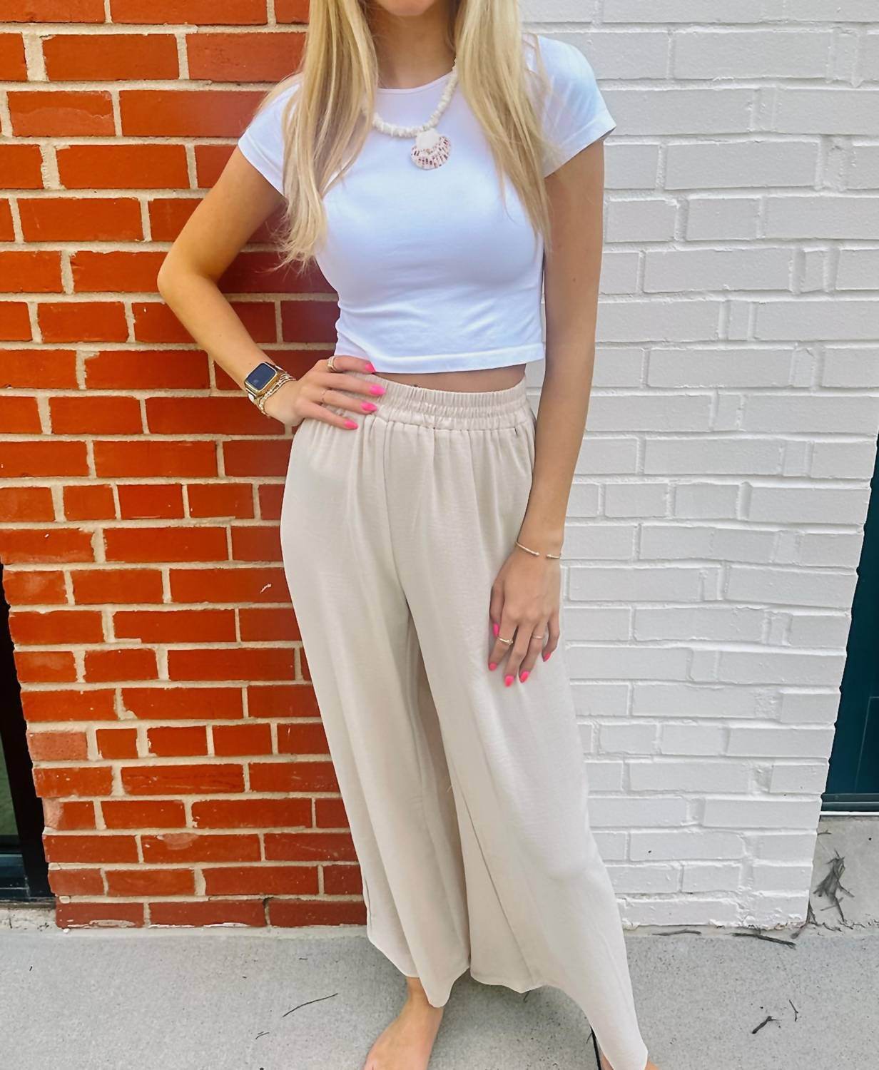 Lilbelle Charlotte - Dana Elastic Waistband Pants - Rack Hunt -