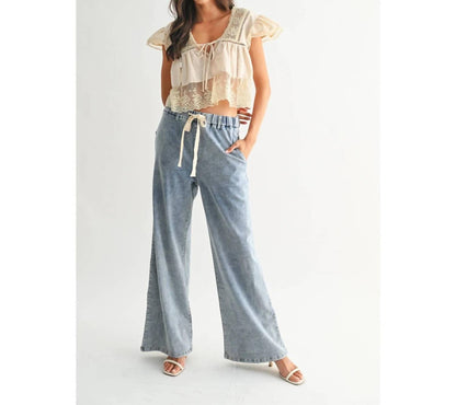 Lace Trim Blouse