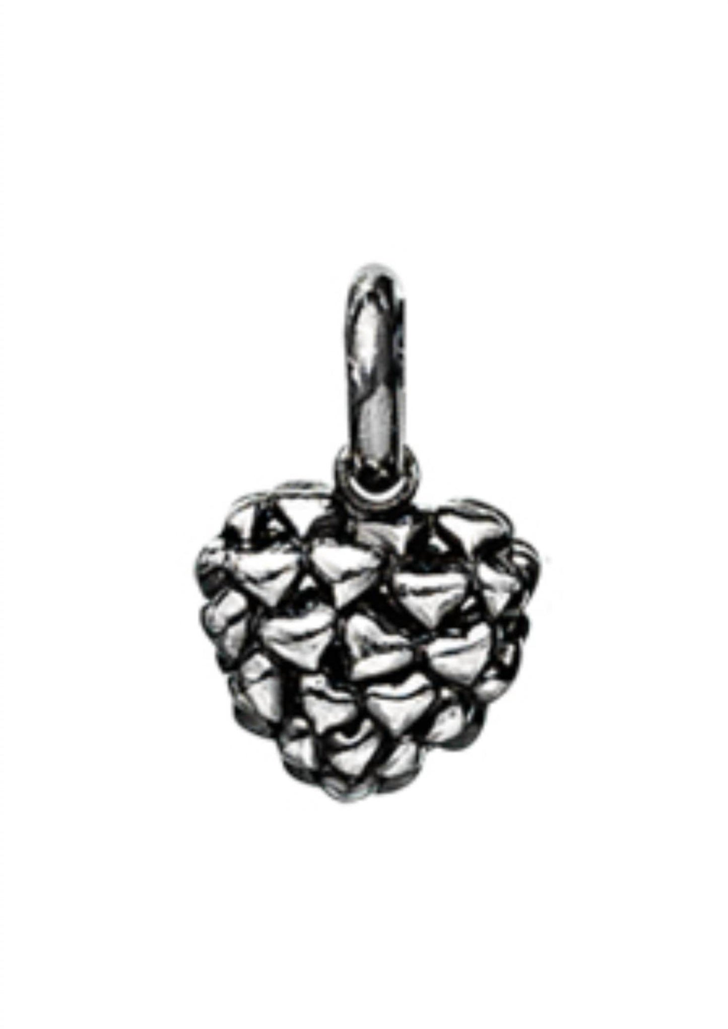 Story Jewellery - Women's Heart Studded Dangle Charm Pendant - Rack Hunt