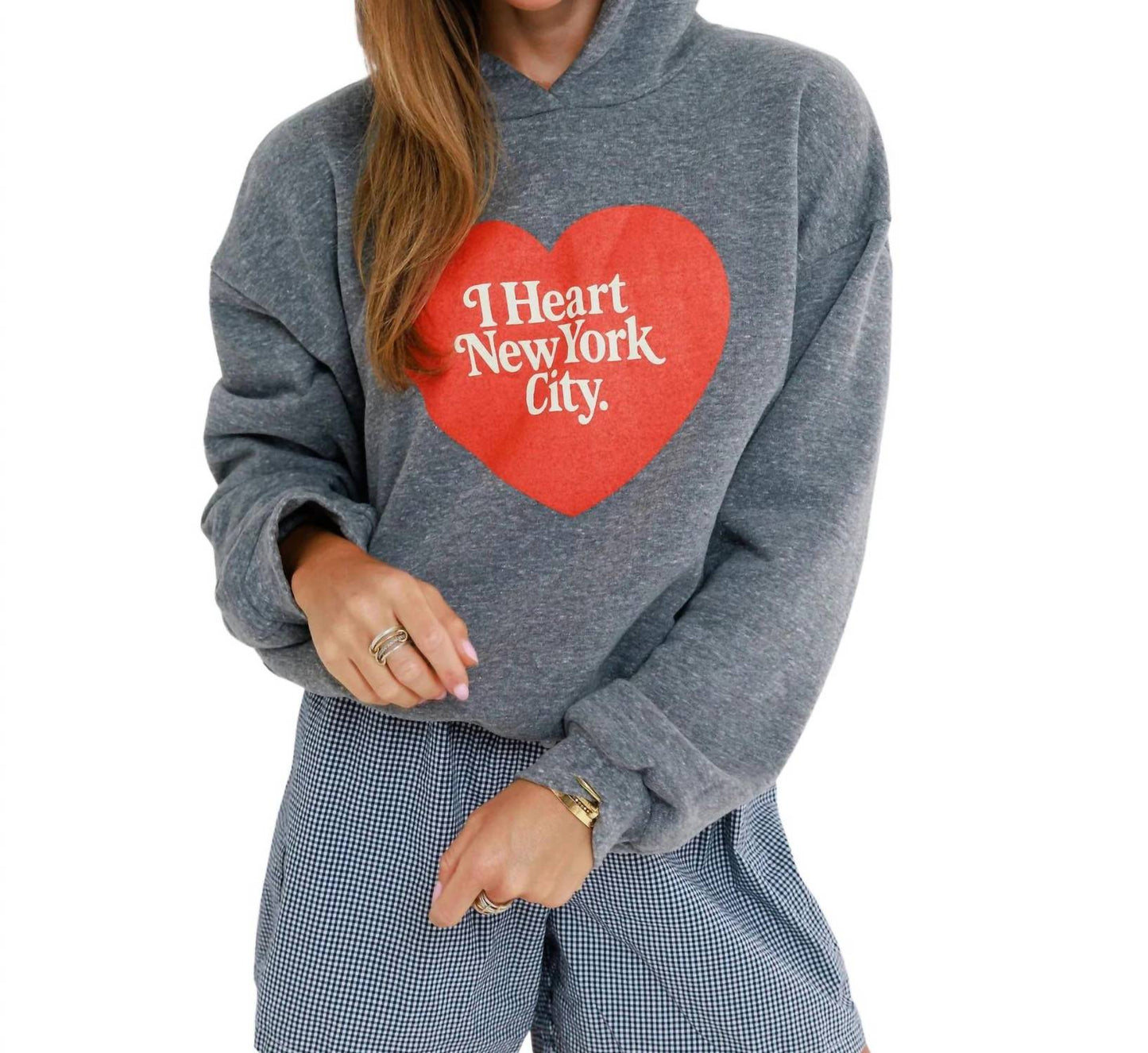 Somebody In New York City Heart Classic Hoodie