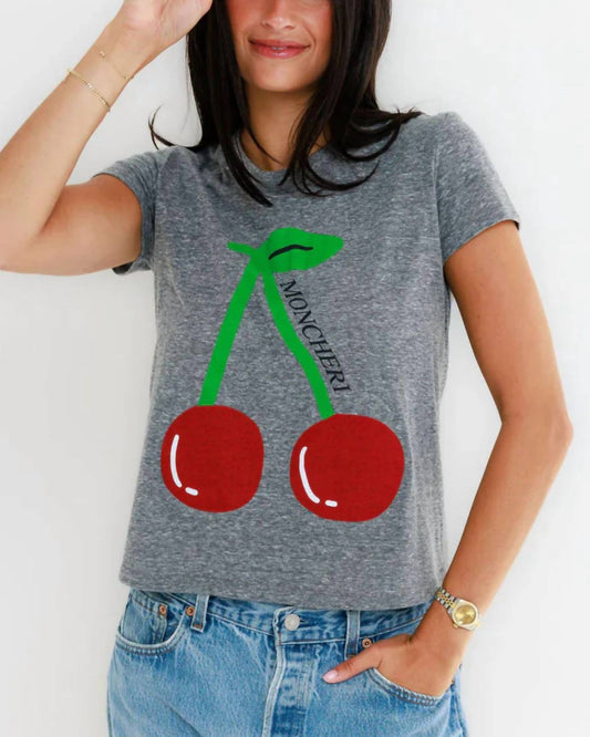 Mon Cheri Cherry Femme Crewneck Tee