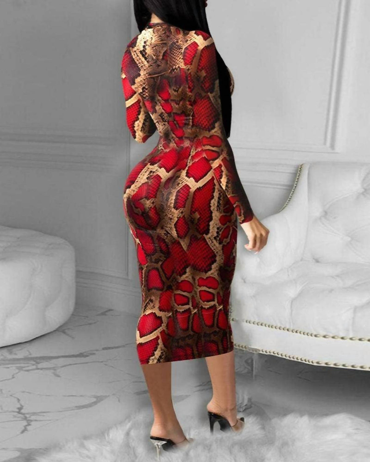 Print Bodycon Dress