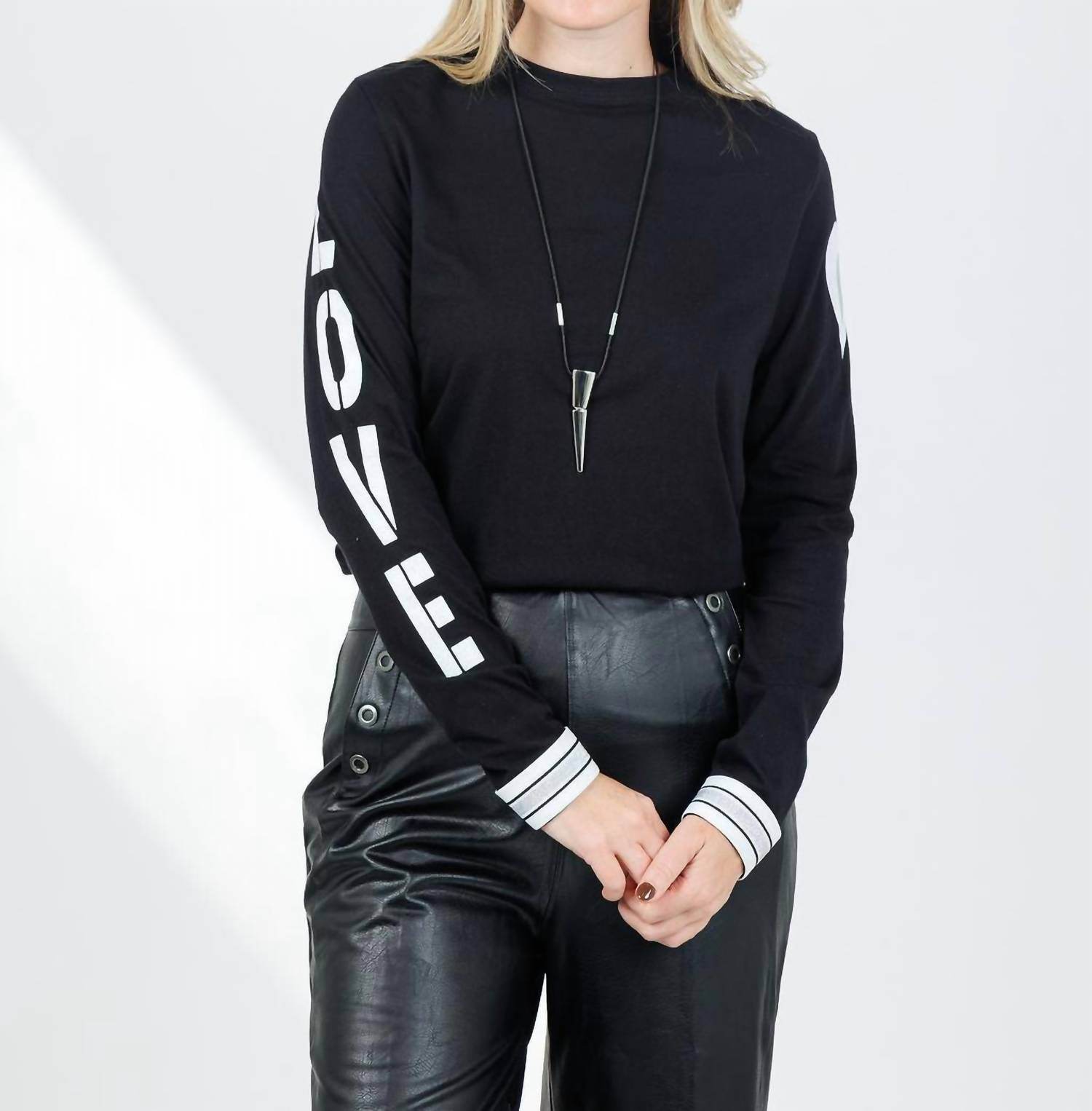 Suzy T - Women's Amelia Love Long Sleeve Top - Rack Hunt