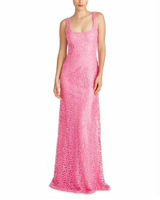ML Monique Lhuillier - Women's Hannah Sequin Long Dress - Rack Hunt