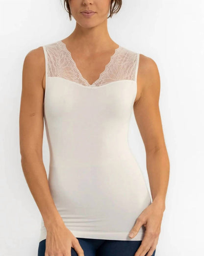 Reversable Lace Inset Top