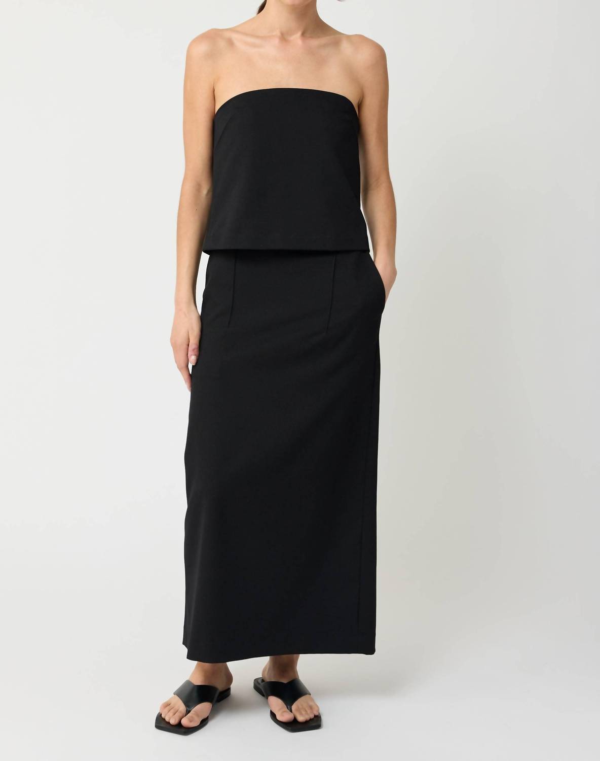 Women's Strapless Tencel Top