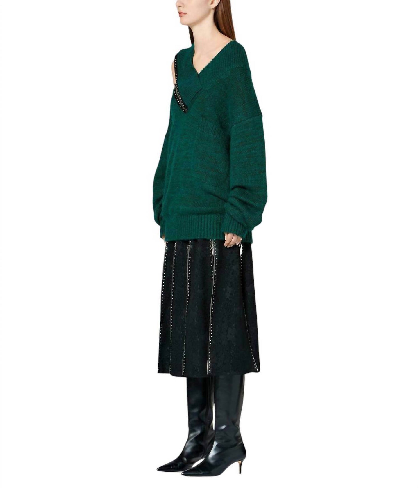 Christopher Kane - Lace Jacquard Diamond Skirt - Rack Hunt -