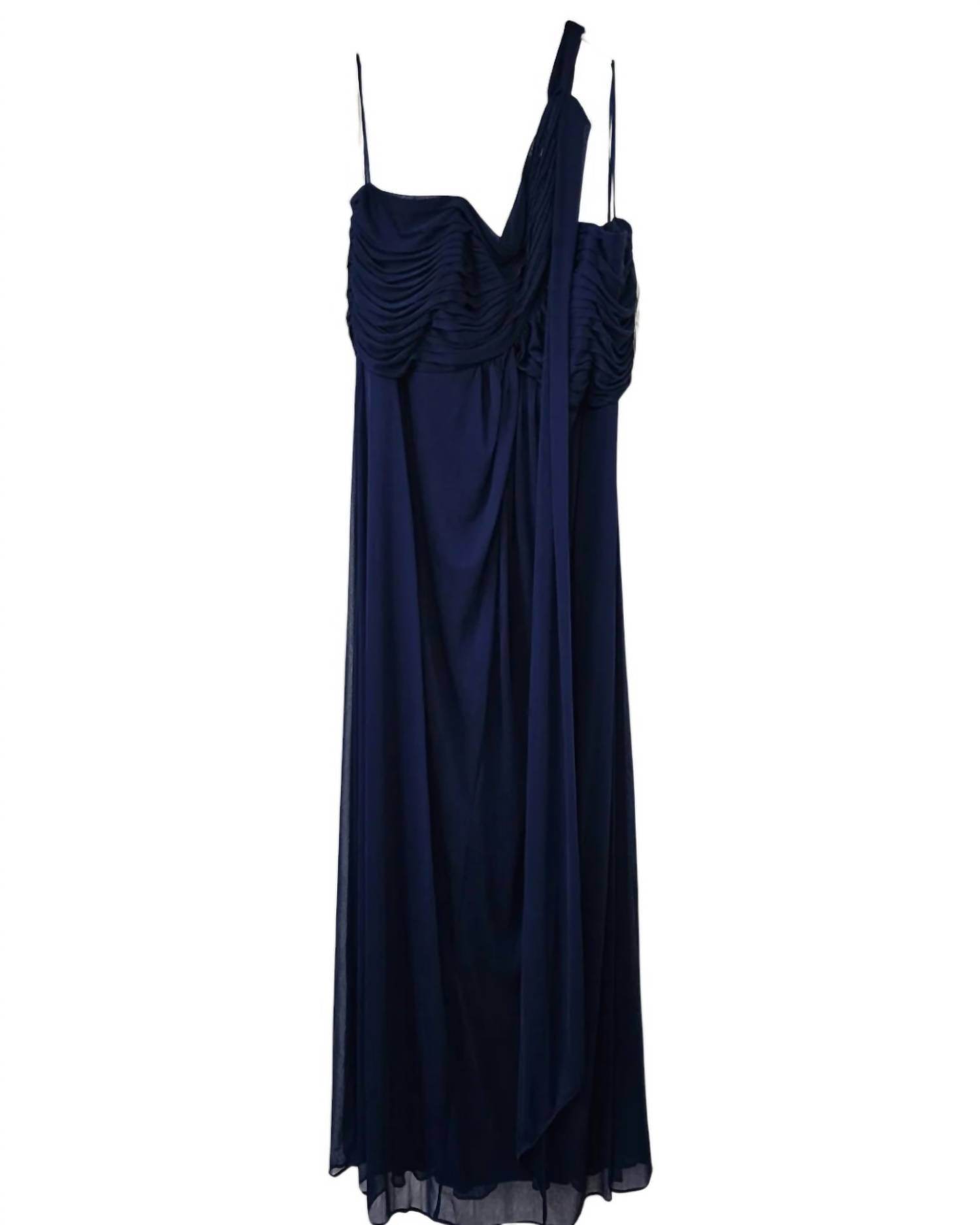 Immediate Apparel - Women's Alex Evening One Shoulder Strap Chiffon Gown - Rack Hunt
