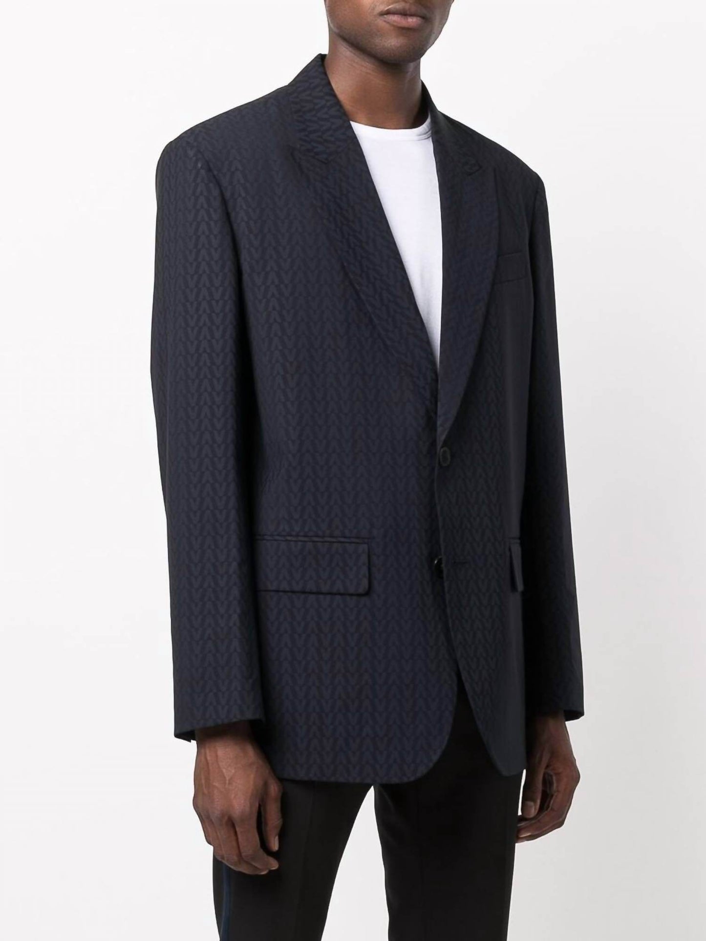 Valentino - Monogram Jacquard Wool Jacket - Rack Hunt