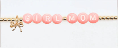 Women's Girl Mom Charm Bracelet