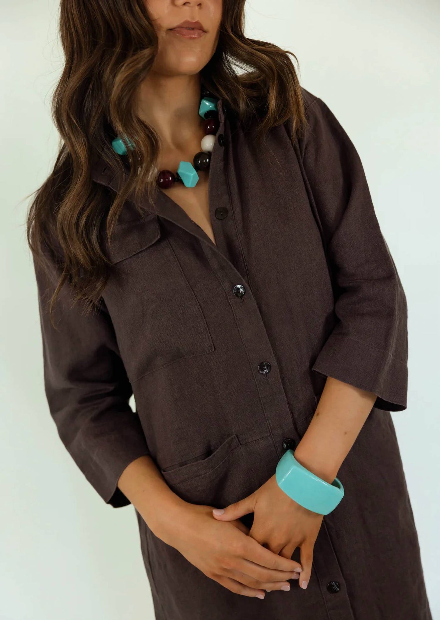 Lazy Linen Shirt Dress