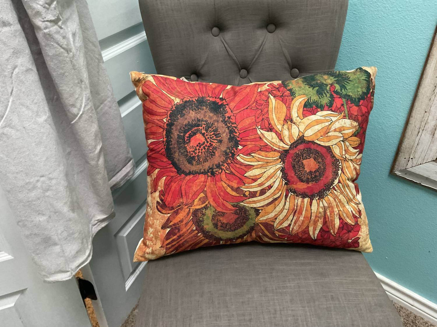 Caravan Home Decor - Fall Full Bloom Pillow - Rack Hunt -