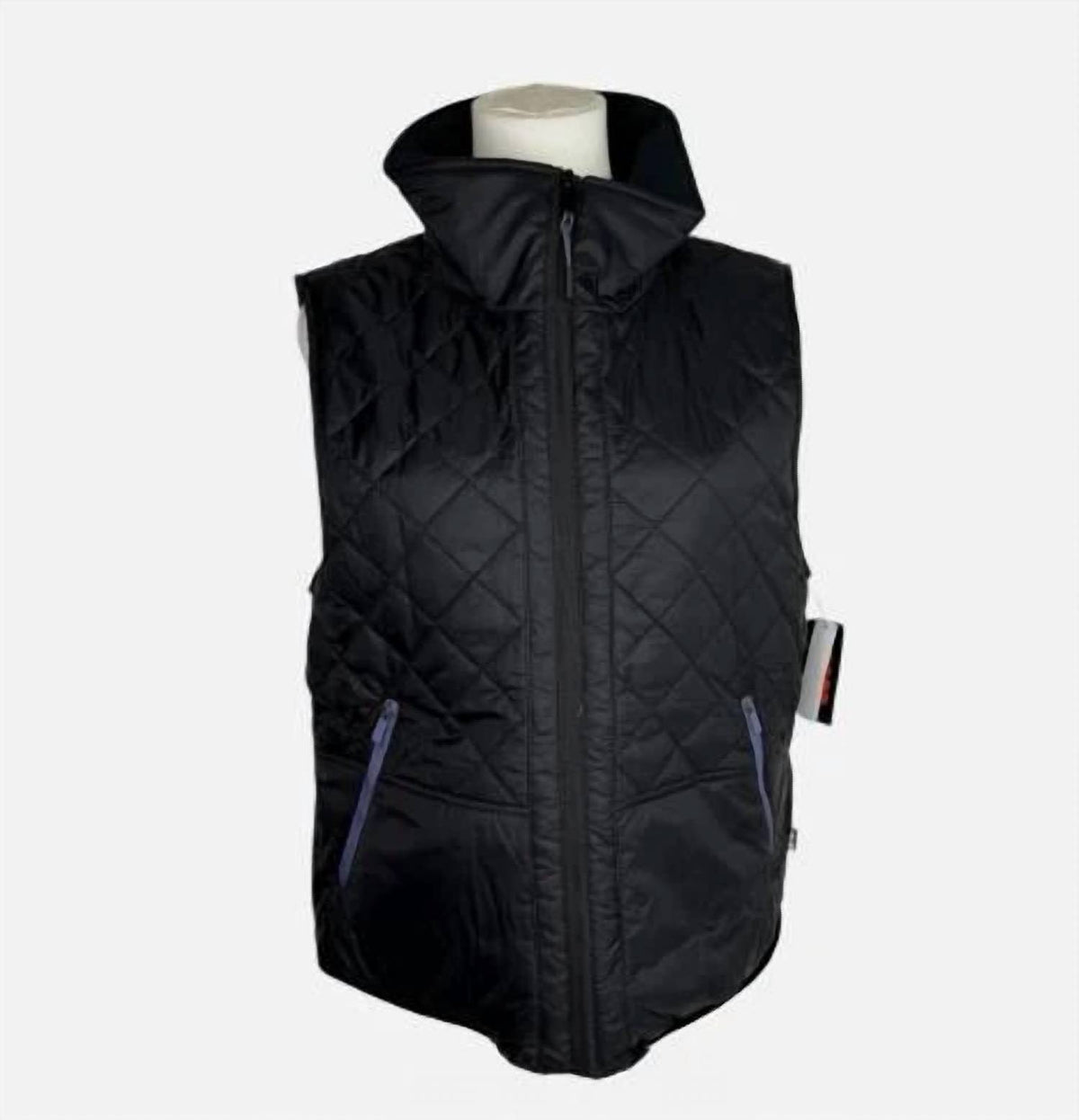 Women's Quilted Zip-front Sleeveless Vest