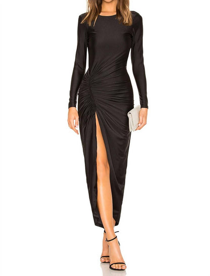 Sarah Ruched Maxi Dress