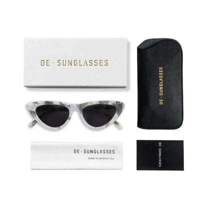 DE-Sunglasses - Women's Fez Cat-eye Shape Sunglasses - Rack Hunt