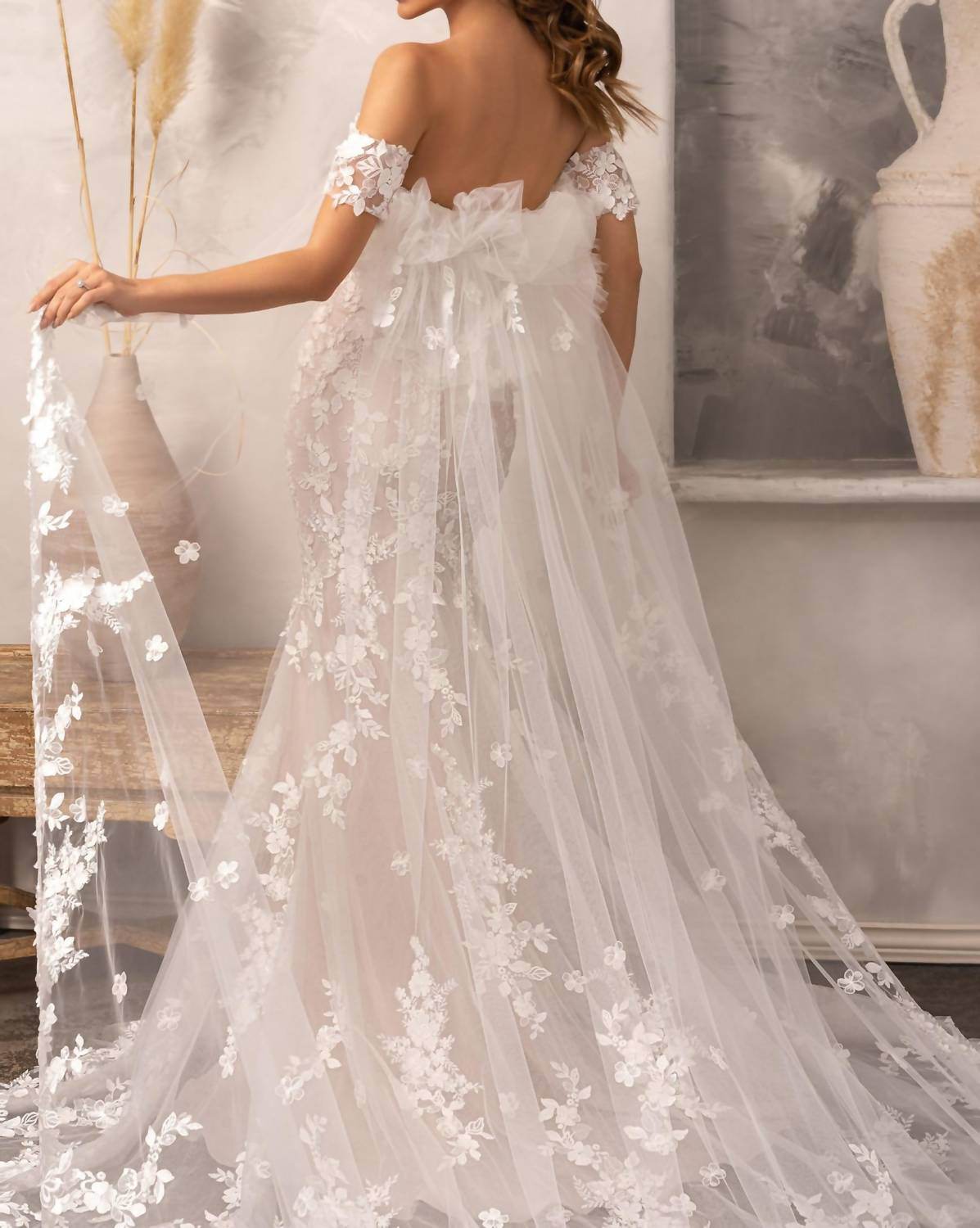 Ivoire by Kitty Chen - Hettie Lane Detachable Sleeves Dress - Rack Hunt