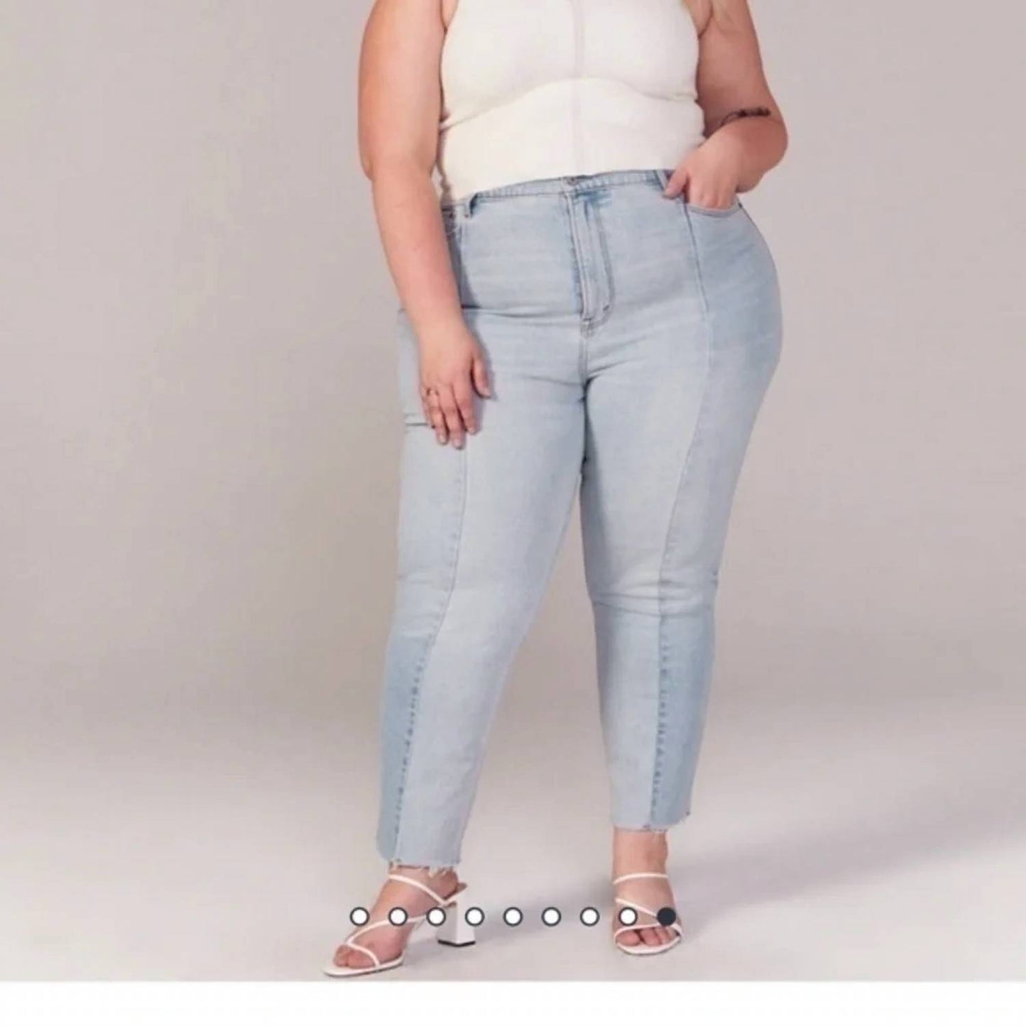 Ultra High Rise Ankle Straight Jeans