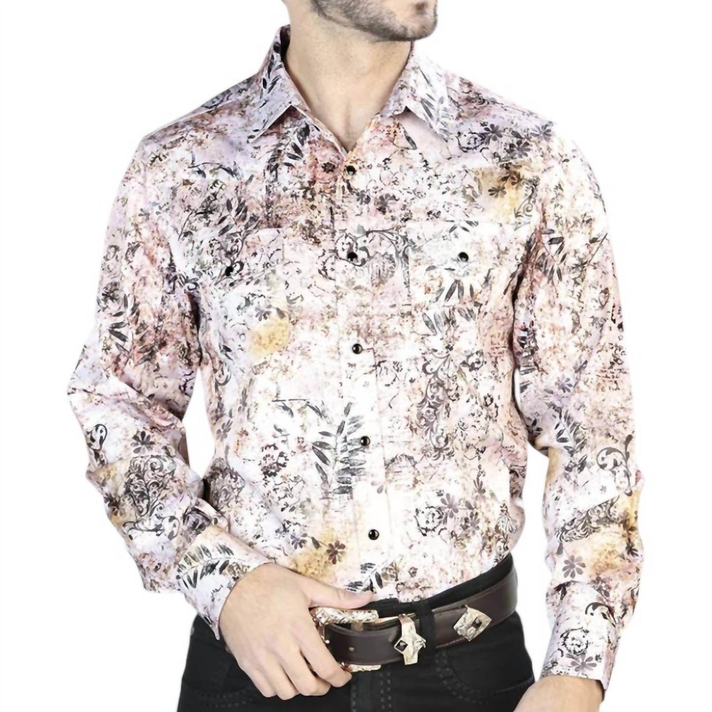El Señor De Los Cielos - Casual Long Sleeve Shirt - Rack Hunt