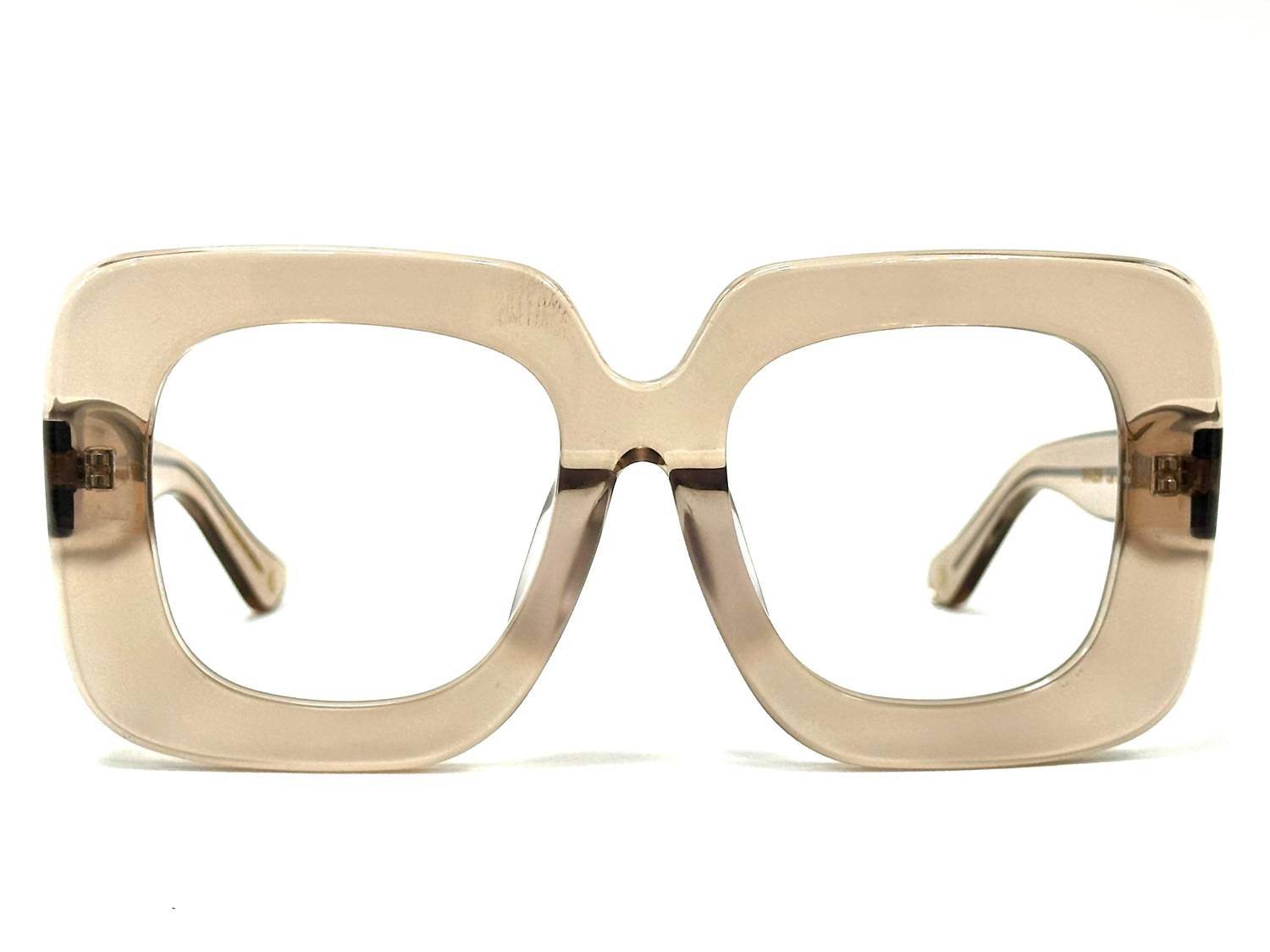 Kazoku Lunettes - Brazen Oversized Square Opthalmic Glasses - Rack Hunt -