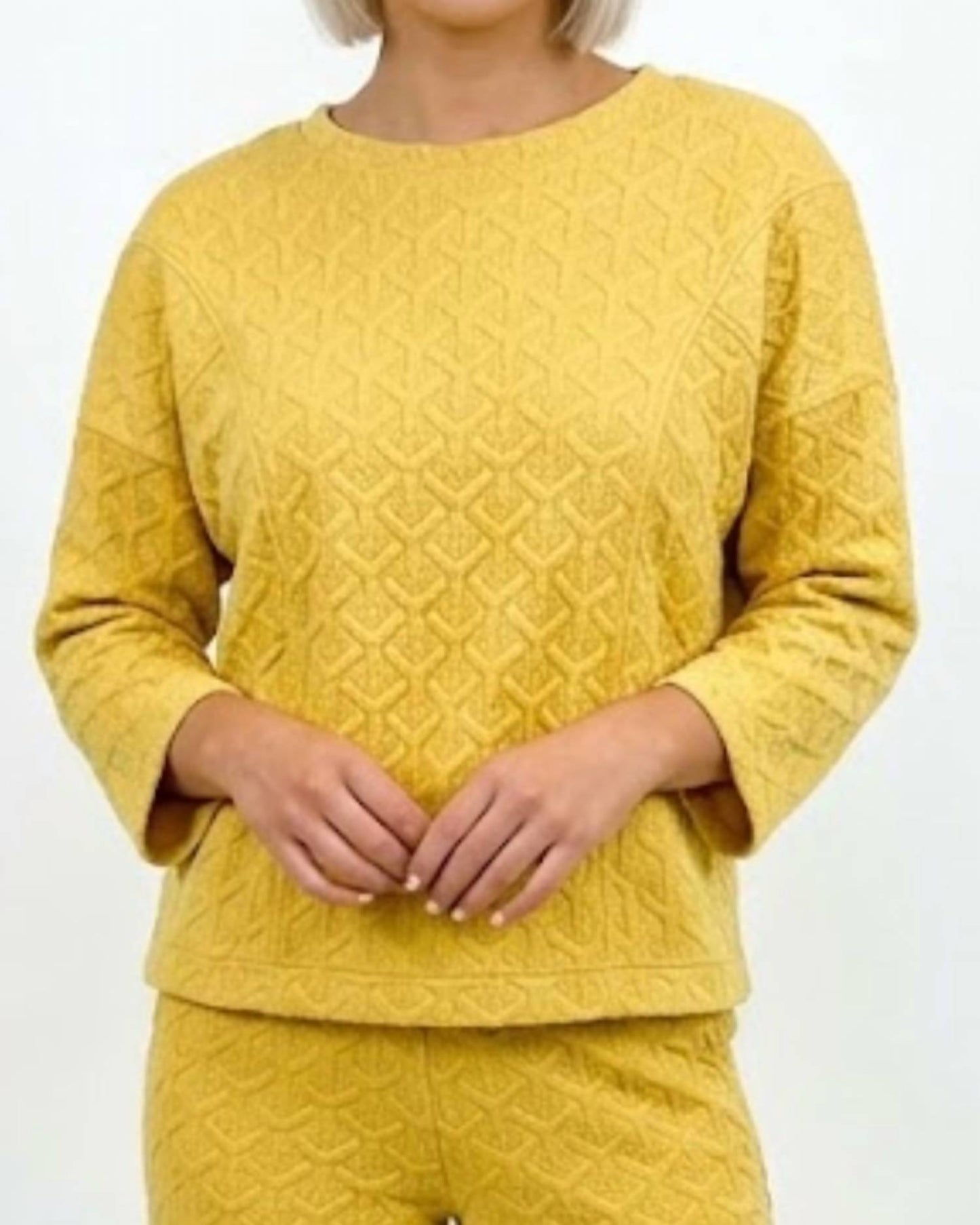 Ivy Jane Quilted Knit Top