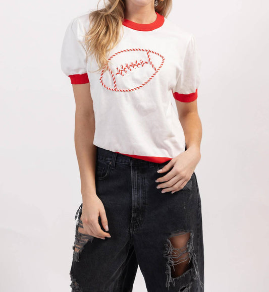 Stitched Football Sweater