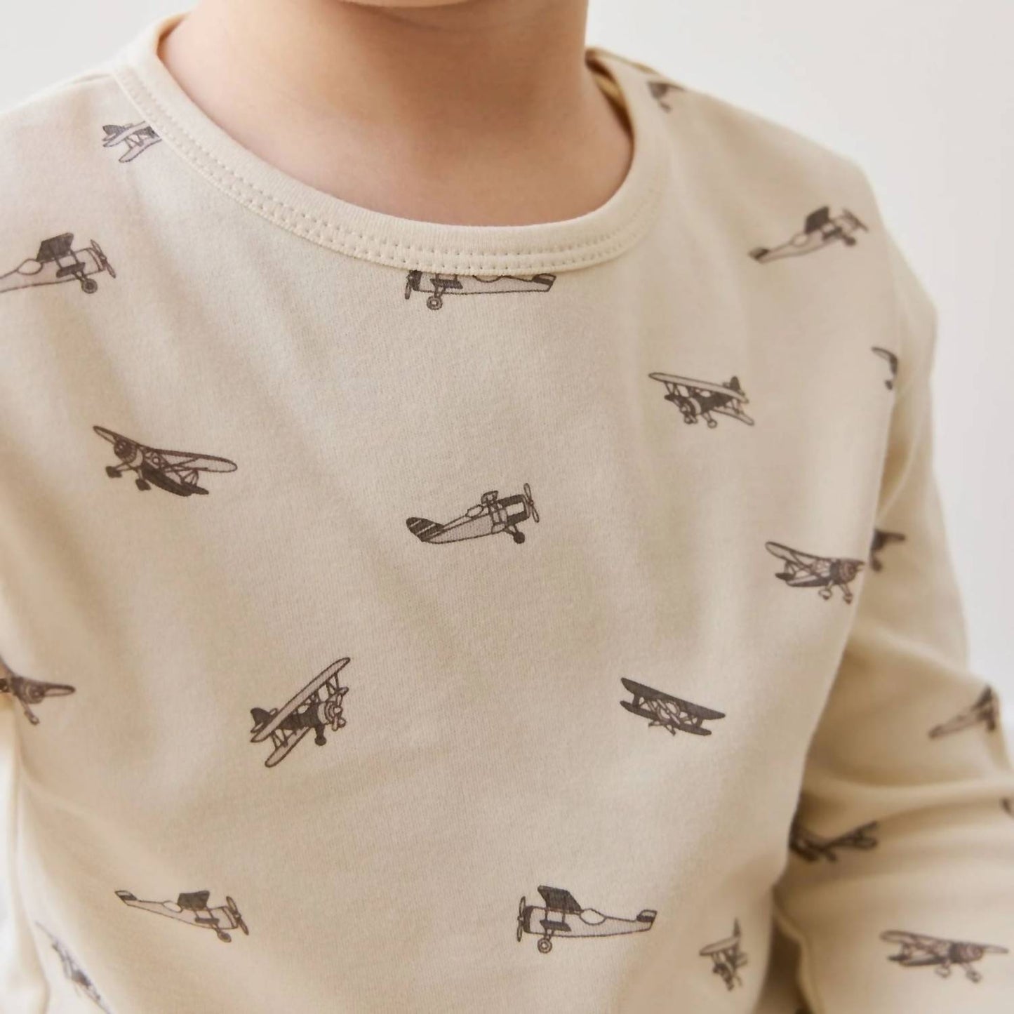 Pima Cotton Arnold Long Sleeve Top