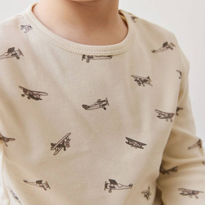Pima Cotton Arnold Long Sleeve Top