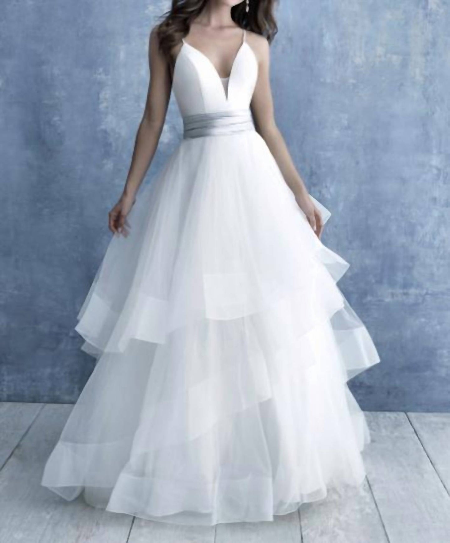 Ruffled Wedding Dress
