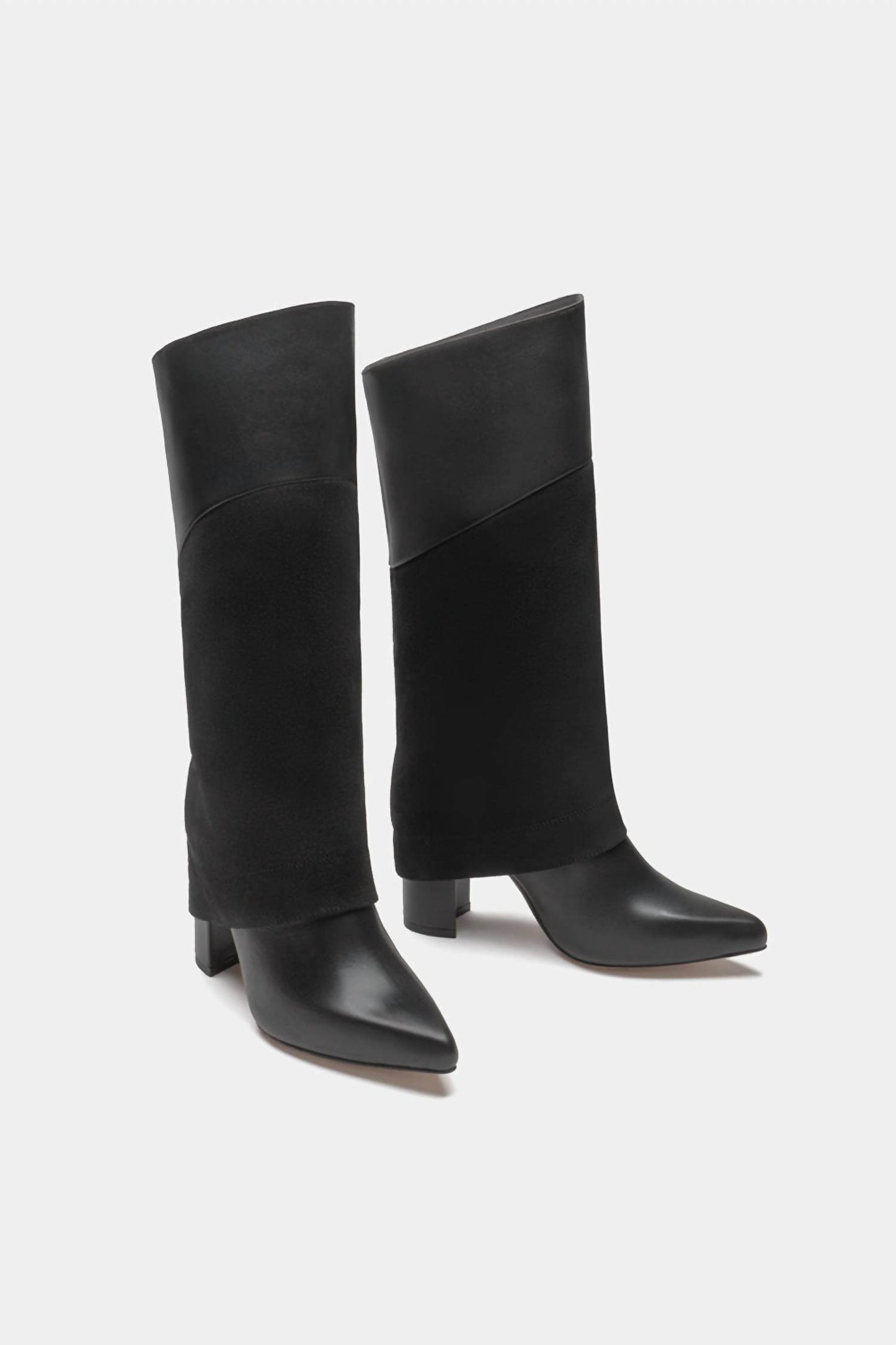 Dante Shoes - Women's Leather Tall Overlay Boots - Rack Hunt