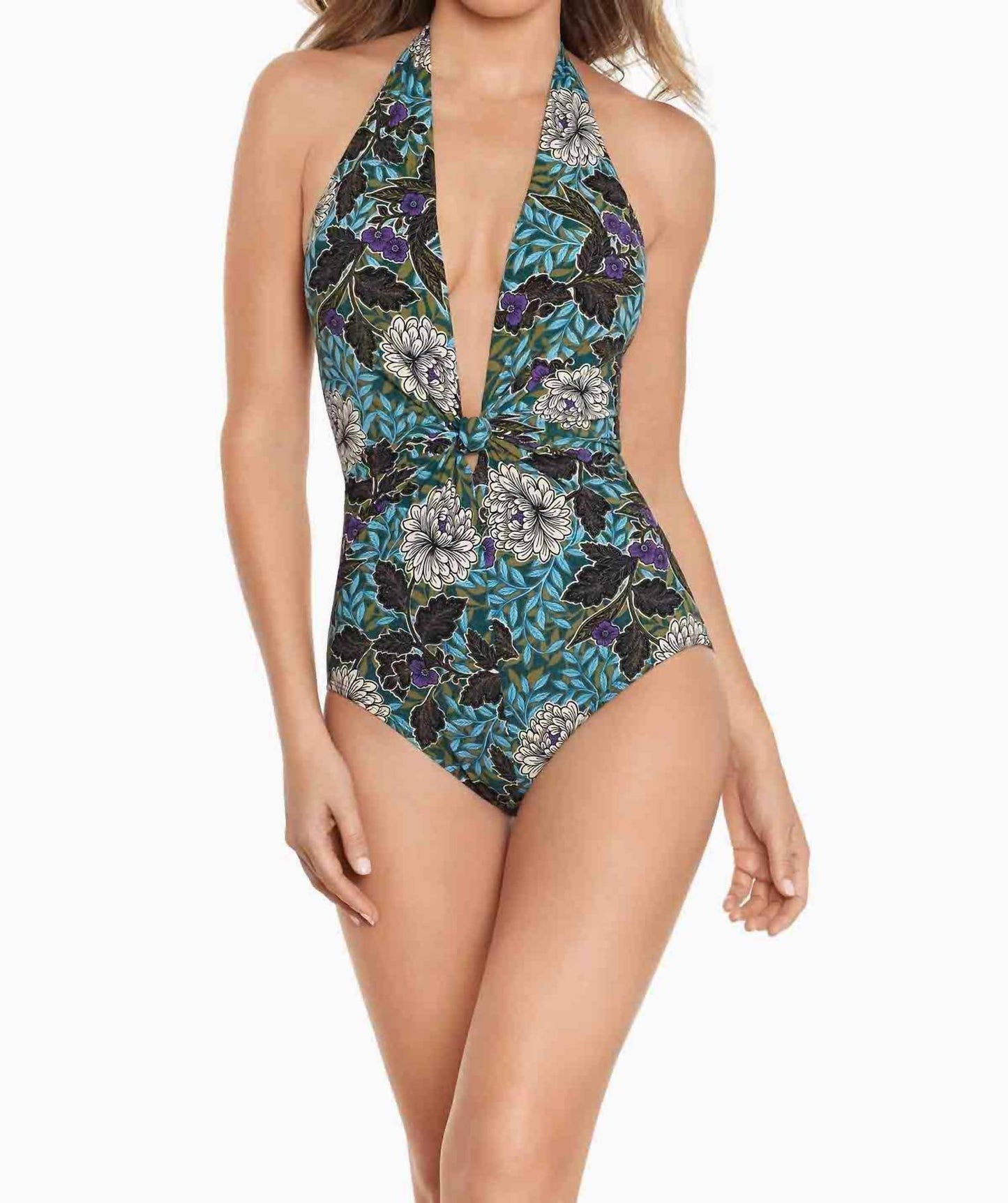Amoressa - Rhiannon Dream Plunge Soft Cupt One Piece Swimsuit - Rack Hunt