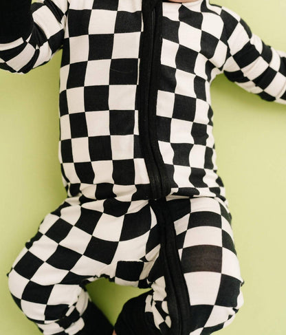 Kid's Checkered Bamboo Sleeper