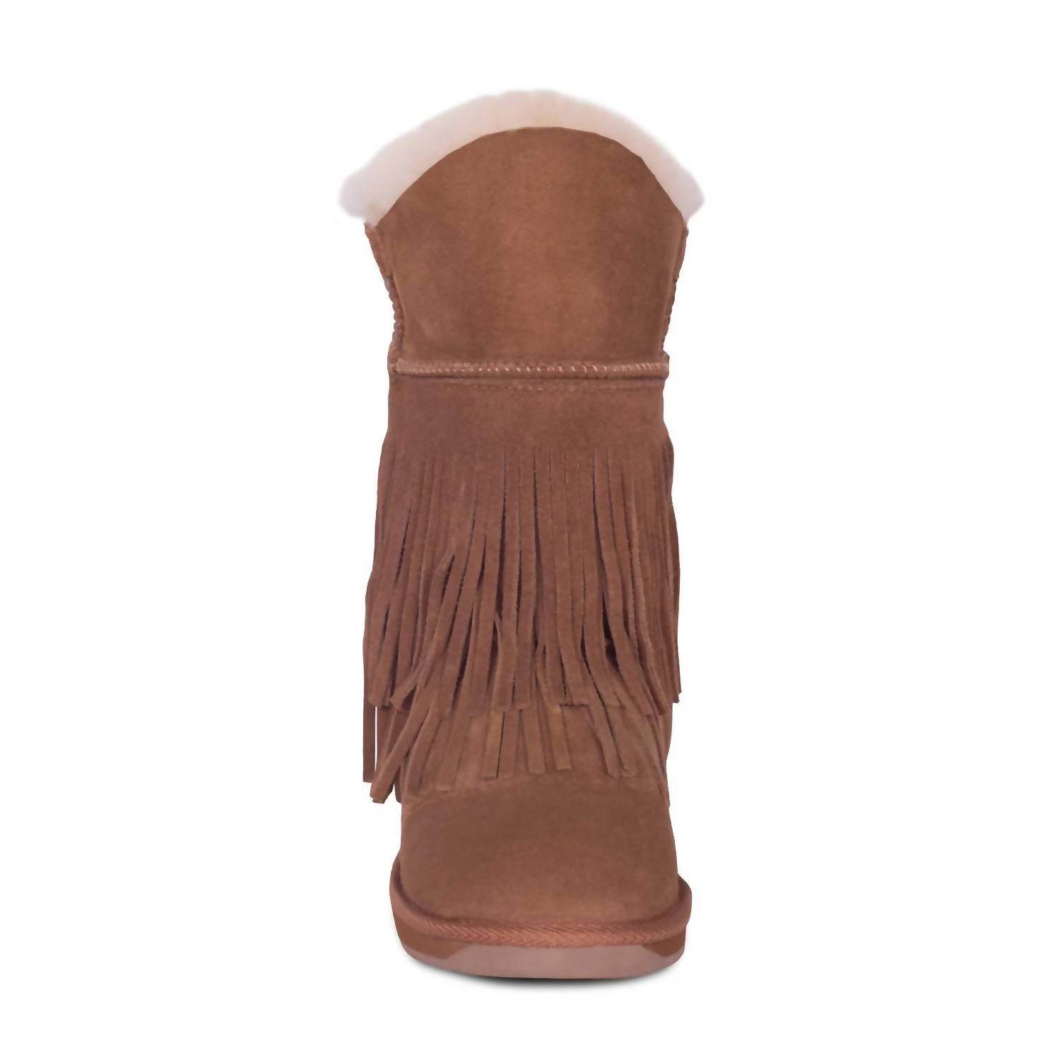 RJ's Fuzzies - Women's Women's Classic Fringed Sheepskin Boot - Rack Hunt -