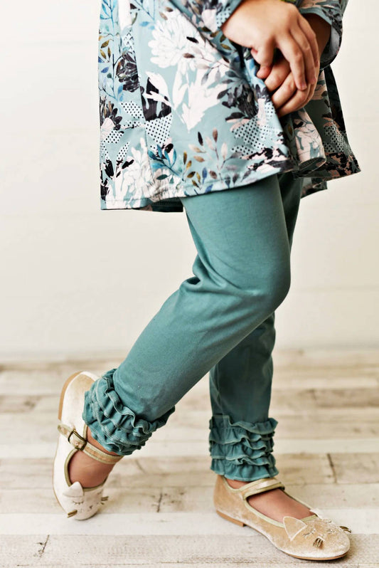 Girls Ruffle Legging Set