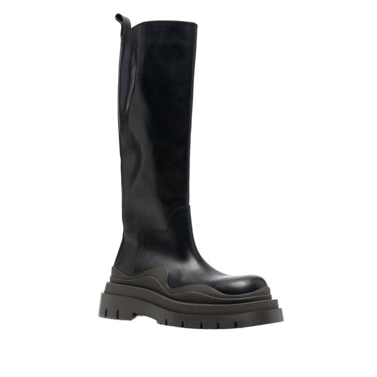 Women's Tire Knee-high Leather Boots
