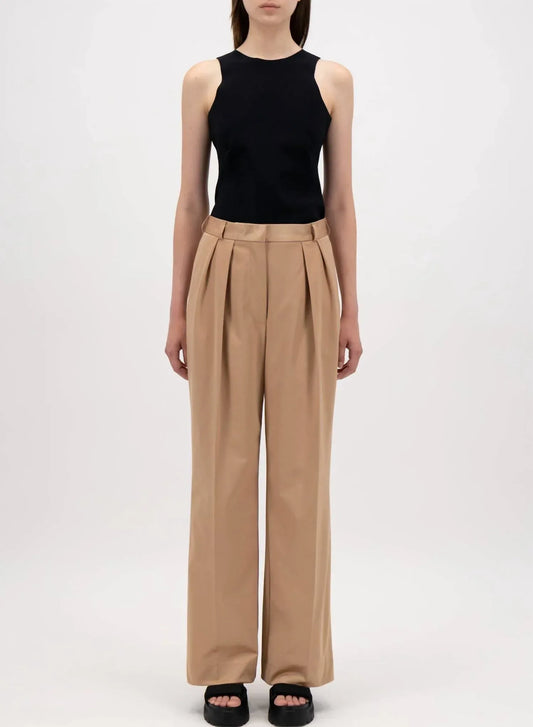 HARRIS WHARF - Pleated Wide Leg Trouser - Rack Hunt
