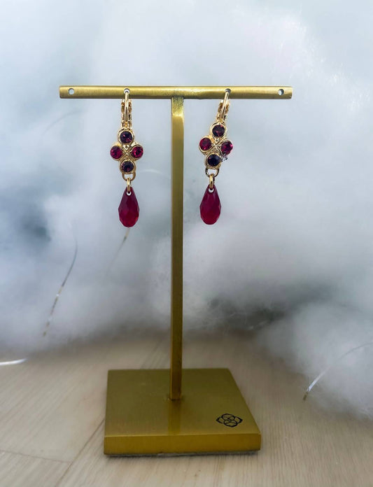 Women's Diamond Cluster Earrings
