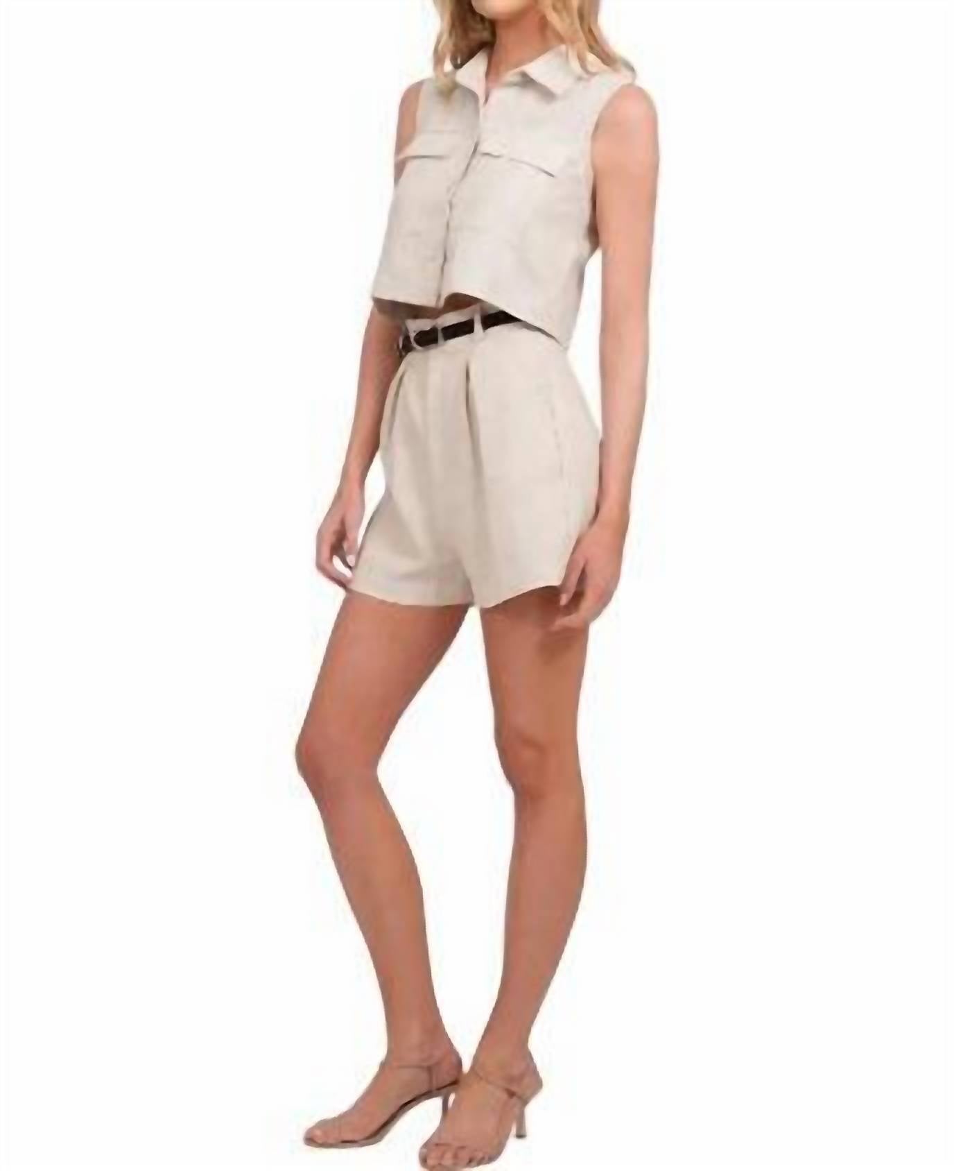 Vale Linen Top