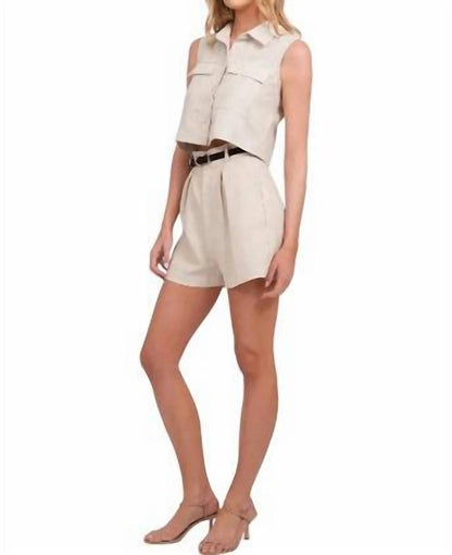 Vale Linen Top