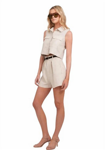 Vale Linen Top