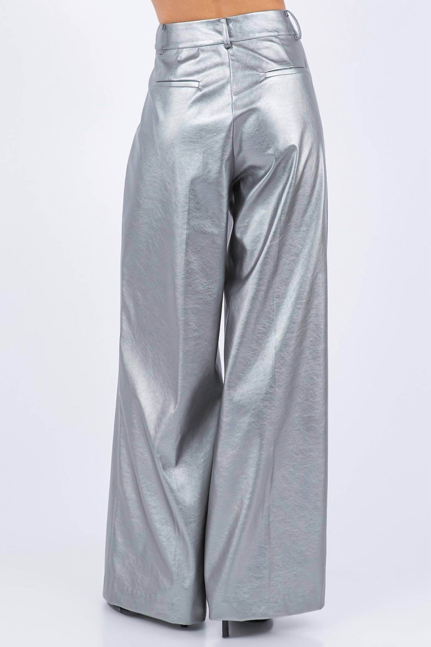 Moda Borboleta - High Waist Wide Leg Pants - Rack Hunt -