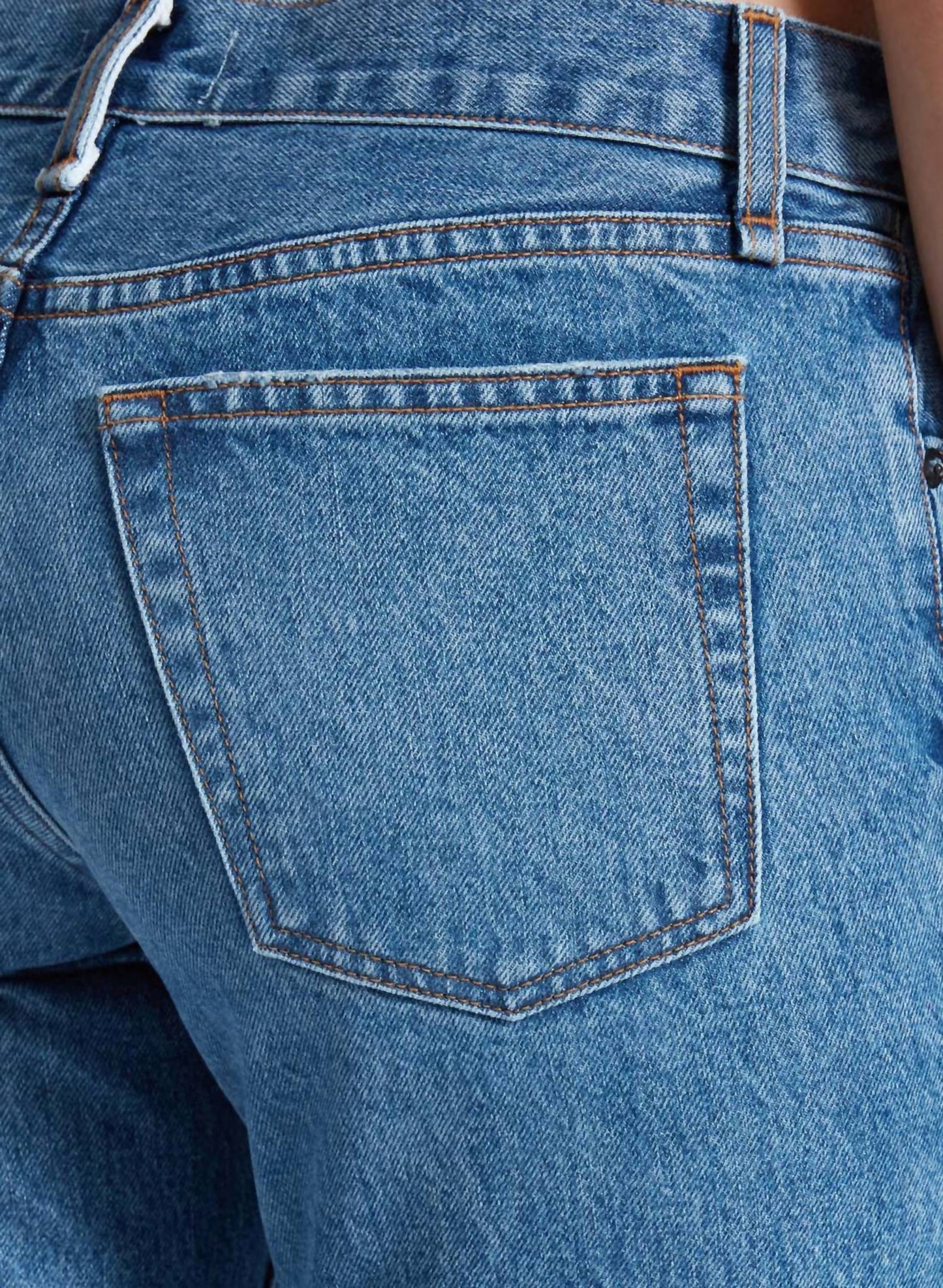 Low Rise Straight Jeans