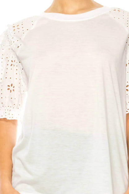 Grand & Greene - Eyelet Sleeve Raglan T-shirt - Rack Hunt