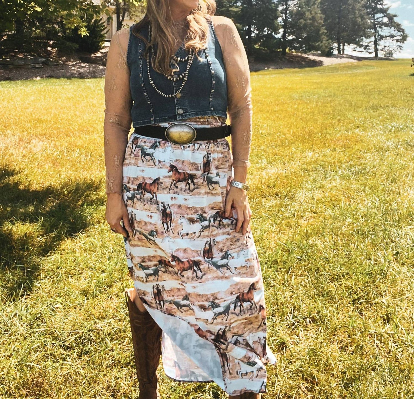 Wild Horses Skirt