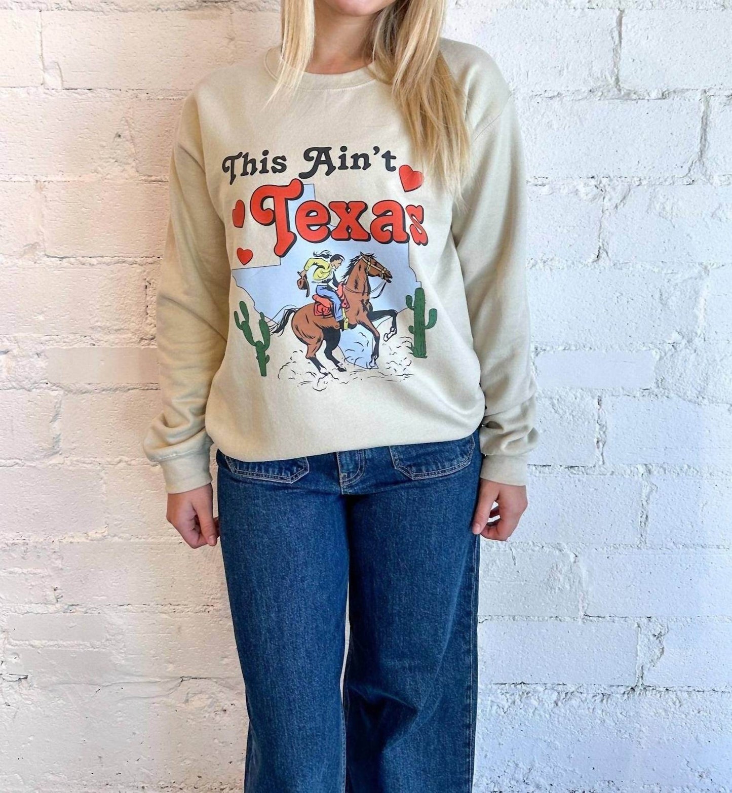 Madley - This Ain't Texas Graphic Sweatshirt - Rack Hunt -