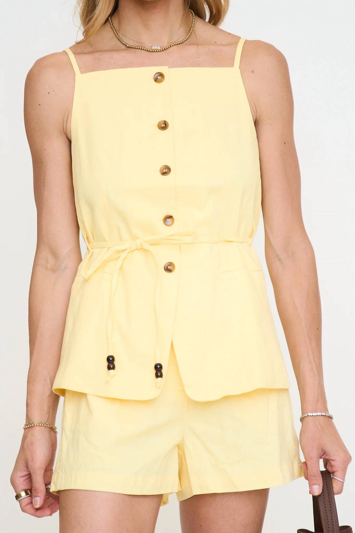Rhea Button-up Tank