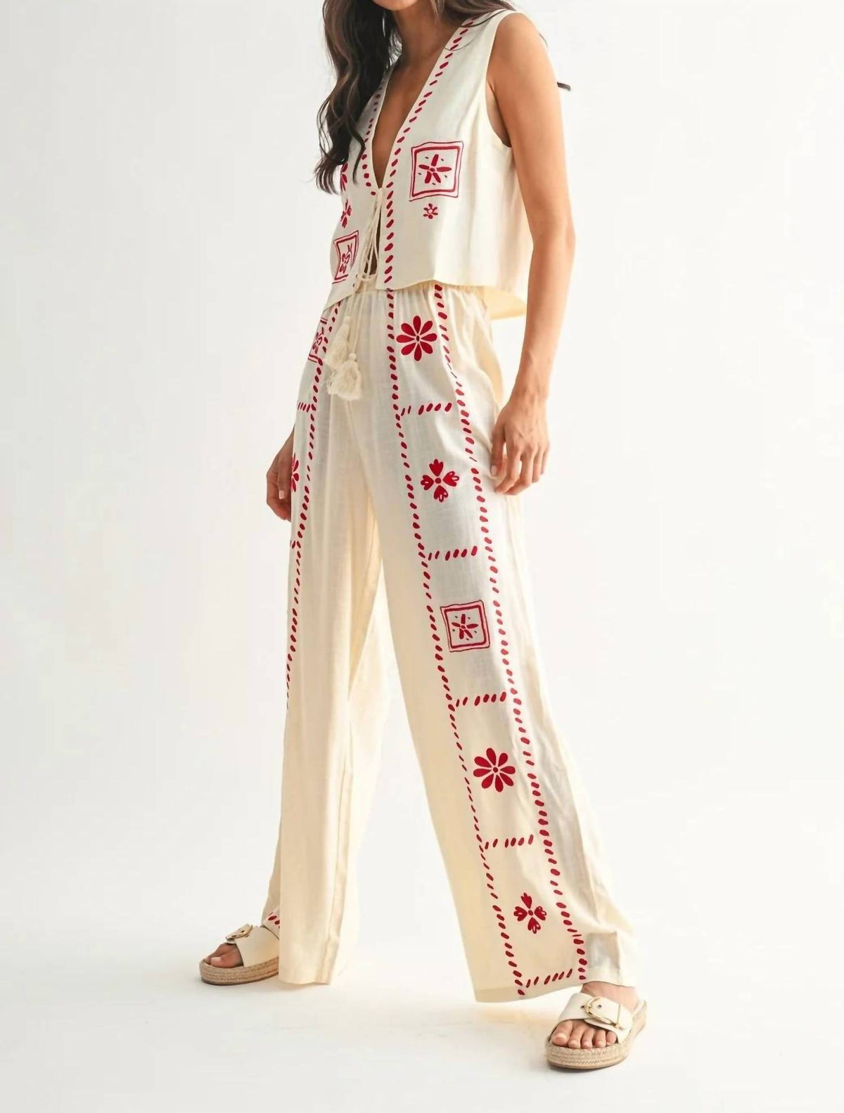 Calypso Vest And Pants Set